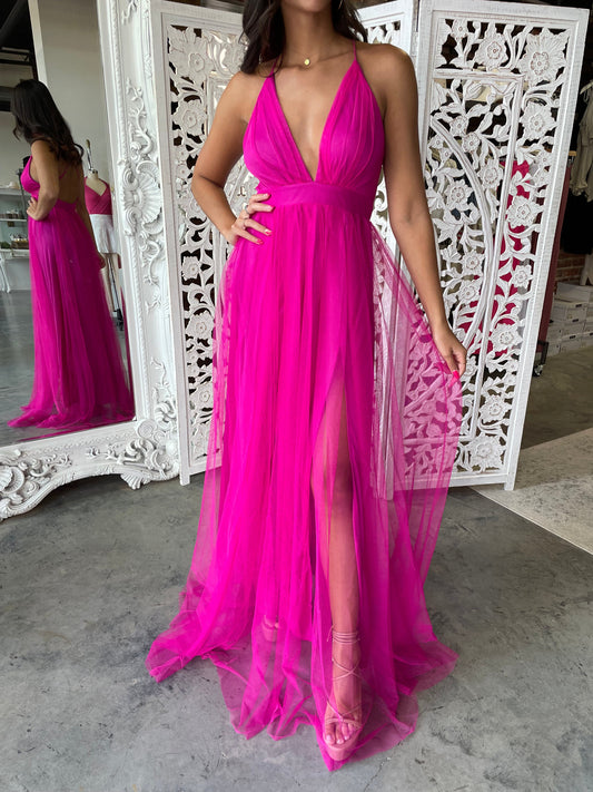 Love Spell Gown (Fuchsia)