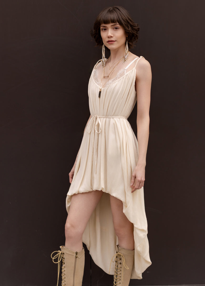 Maple Dress in Ecru