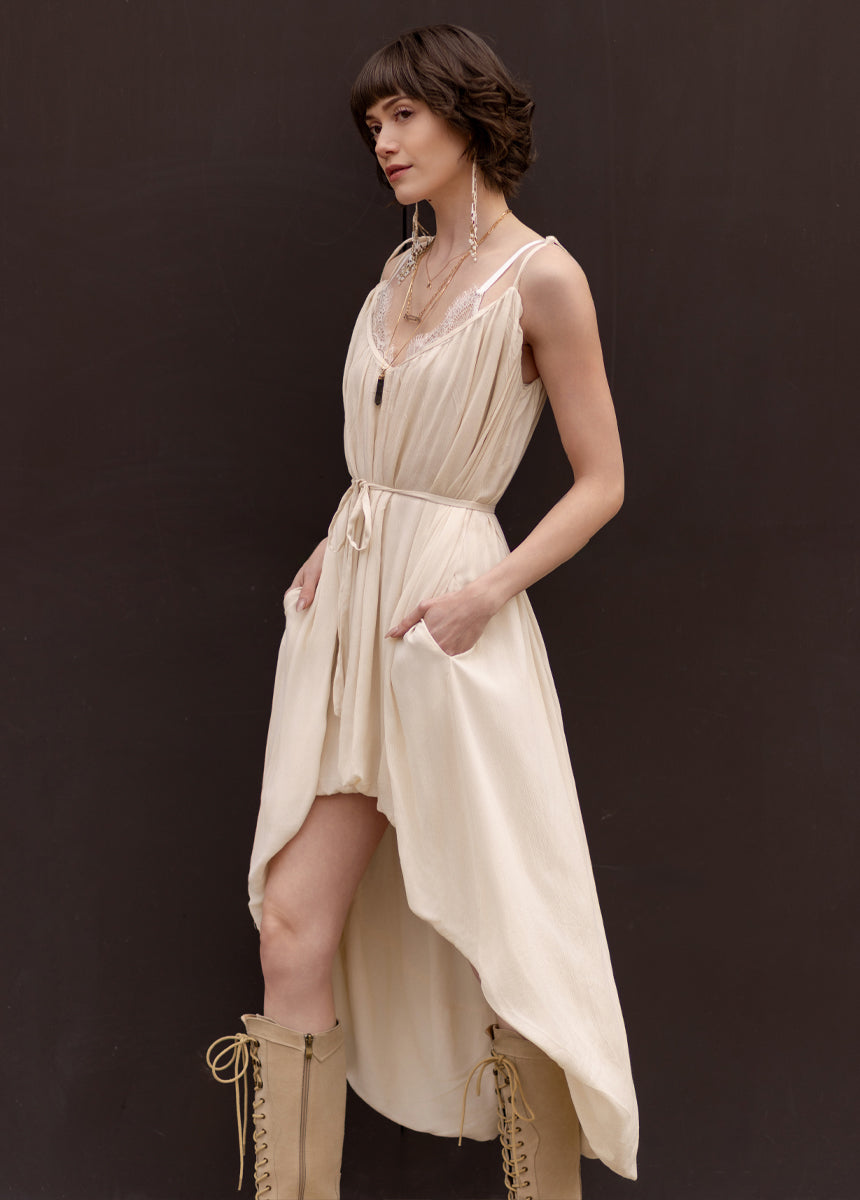 Maple Dress in Ecru