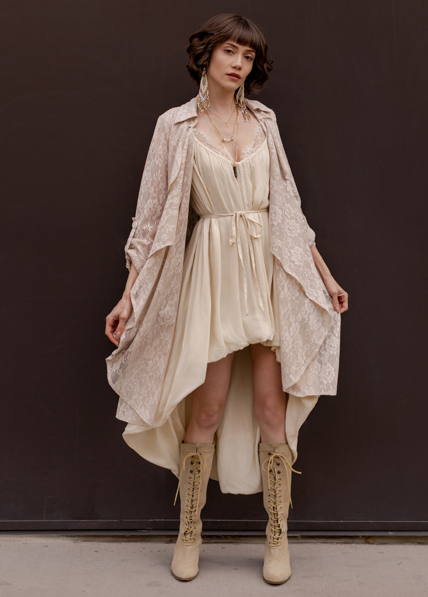 Maple Dress in Ecru