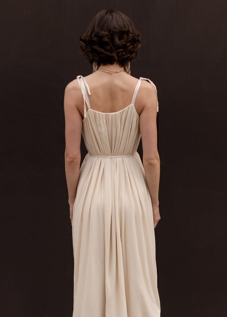 Maple Dress in Ecru