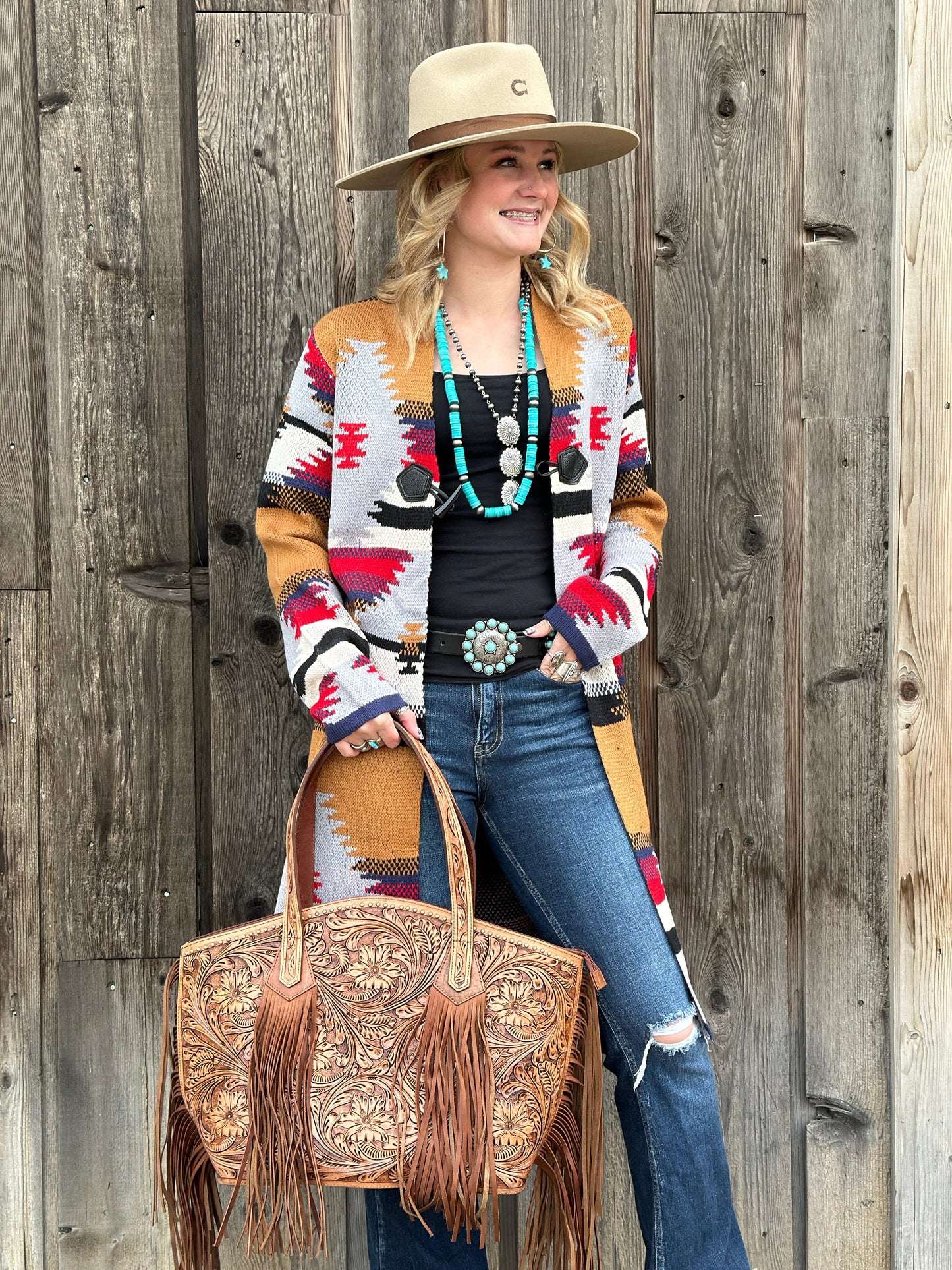 The Fall On The Tejas Aztec Cardigan 2.3