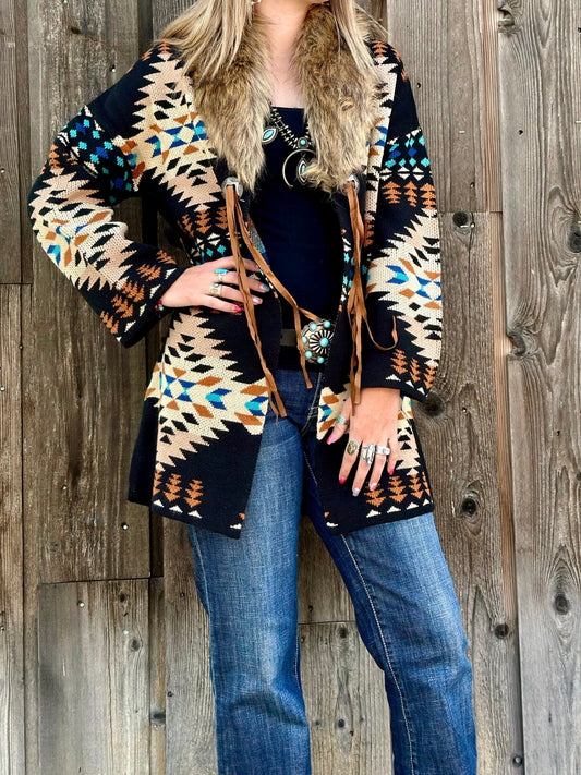 The Montana Beth Aztec Sweater