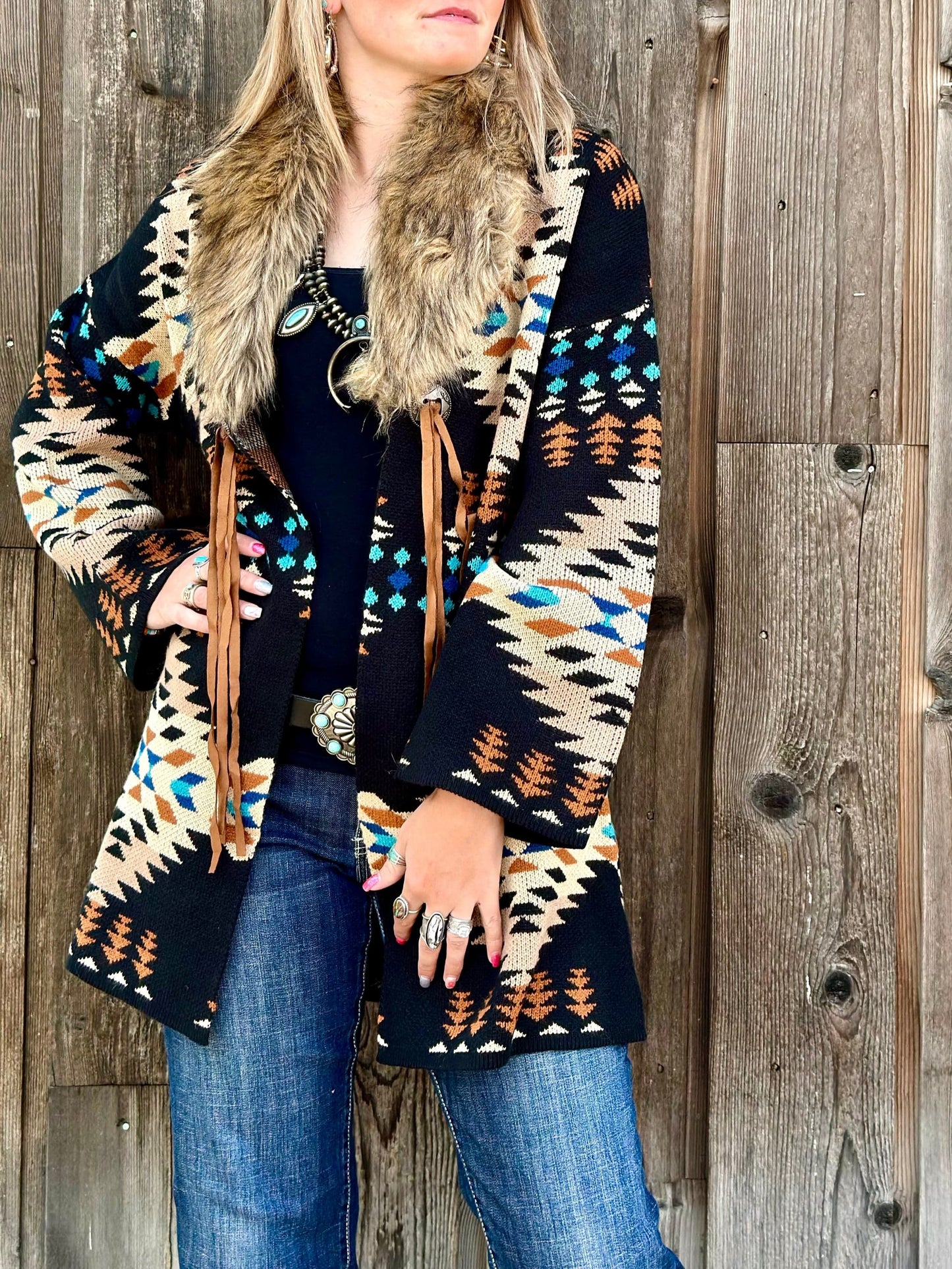 The Montana Beth Aztec Sweater