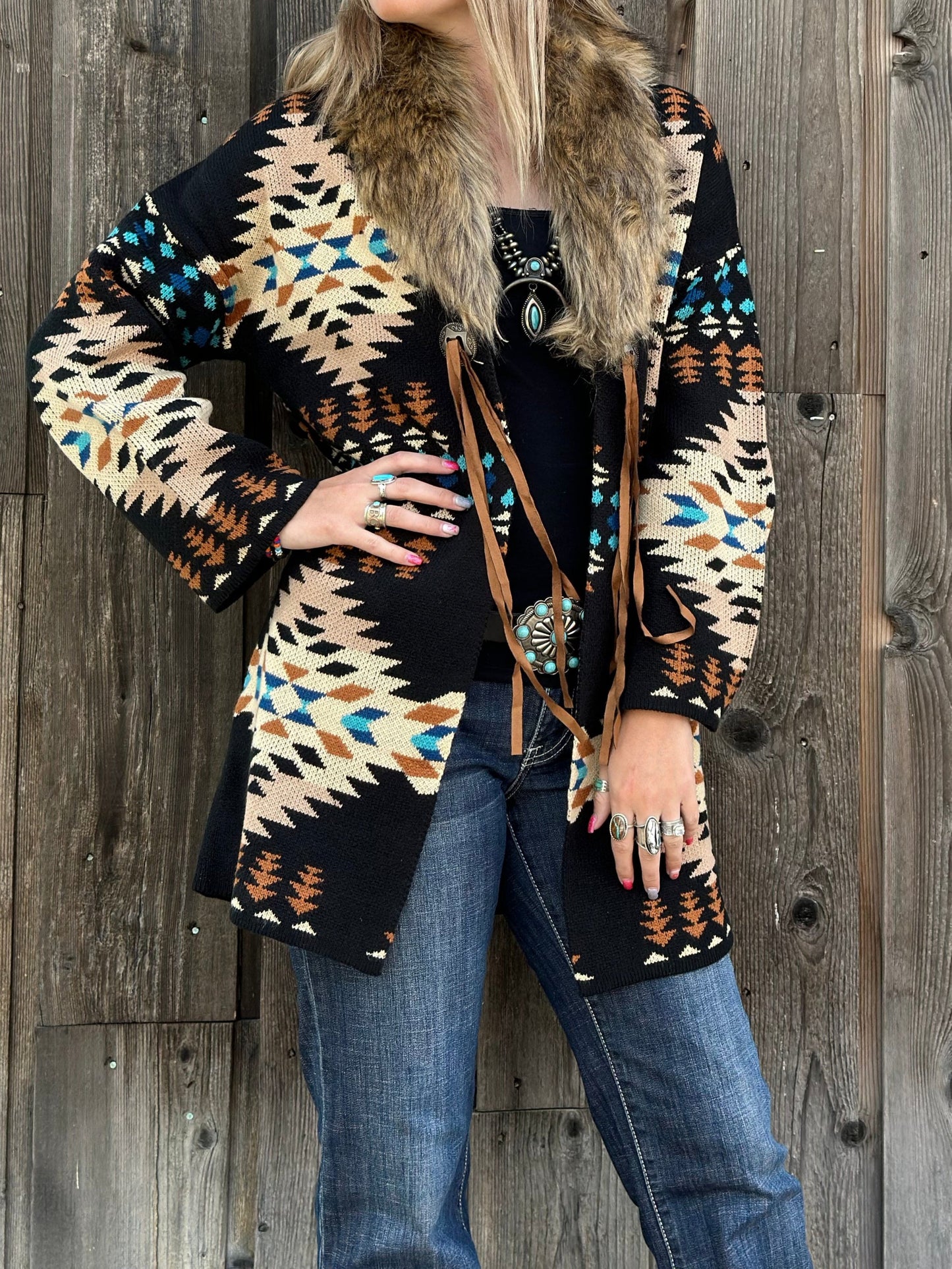 The Montana Beth Aztec Sweater