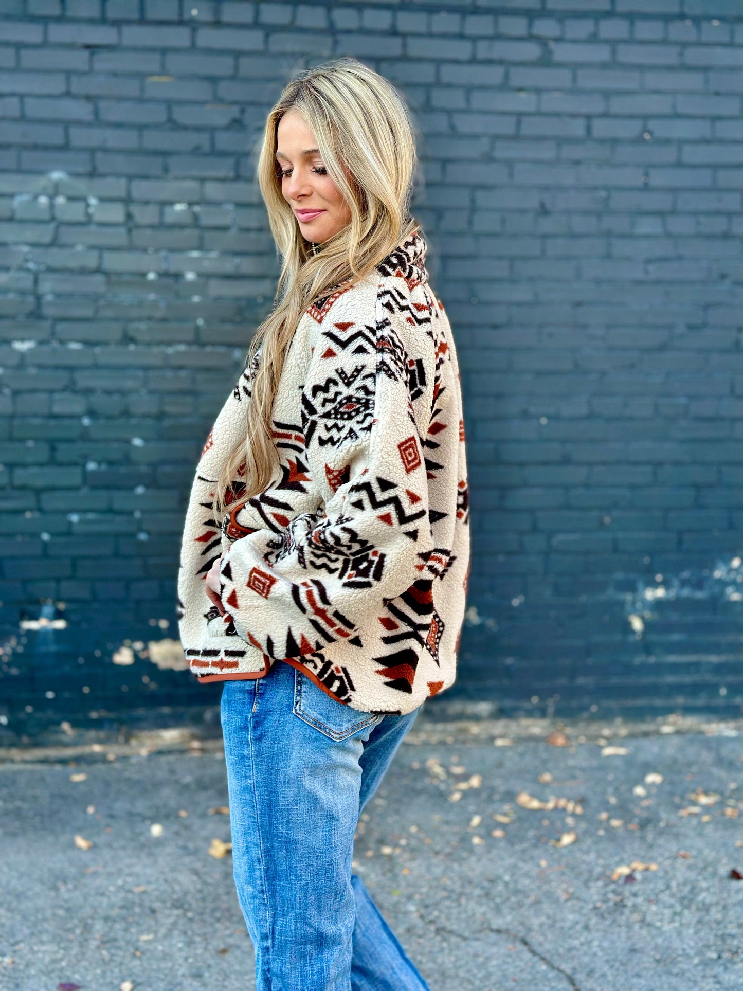 The Yellowstone Aztec Sherpa Jacket